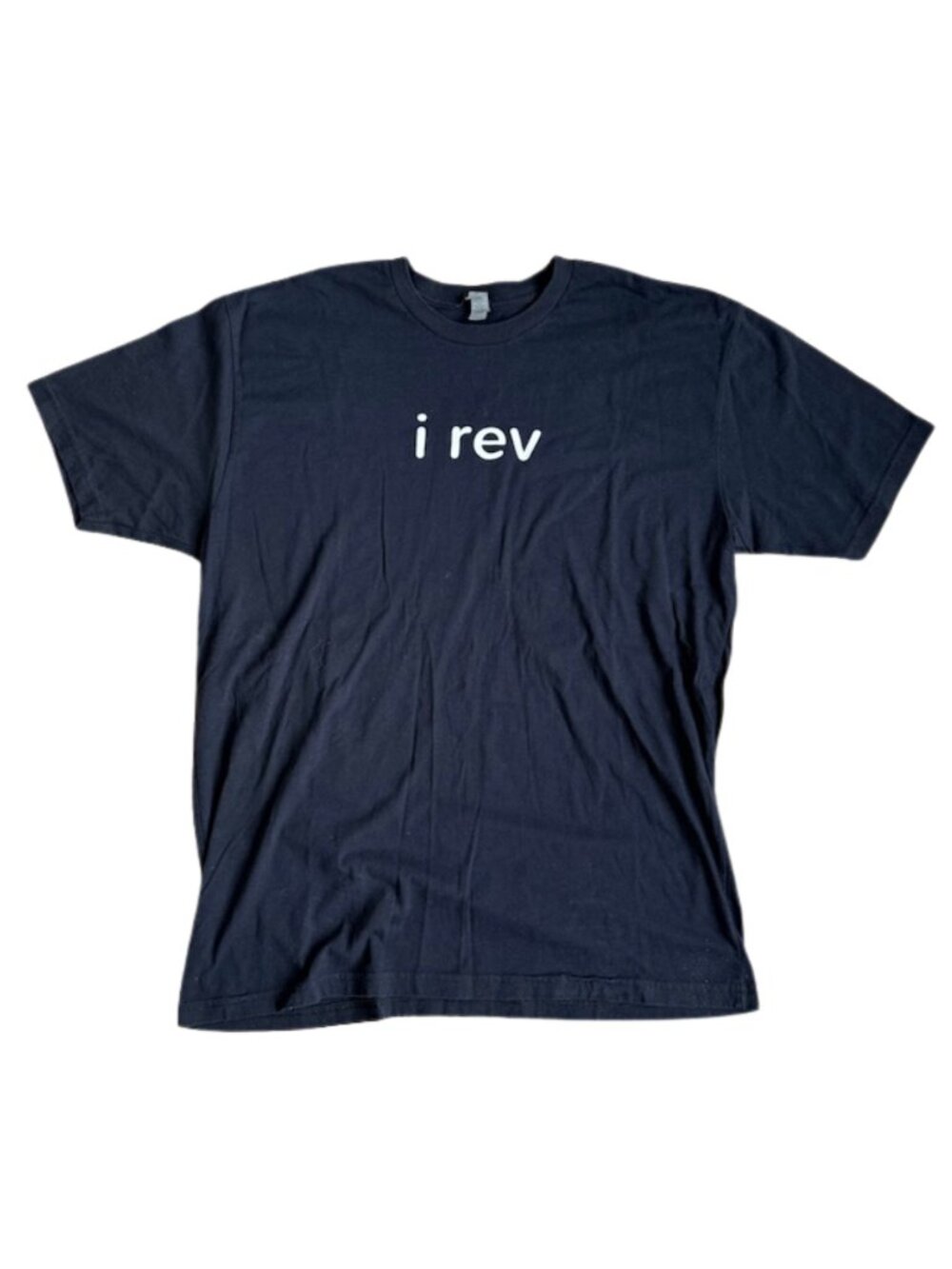I REV Cycling Graphic T-Shirt Men’s XL Black Short Sleeve Tee